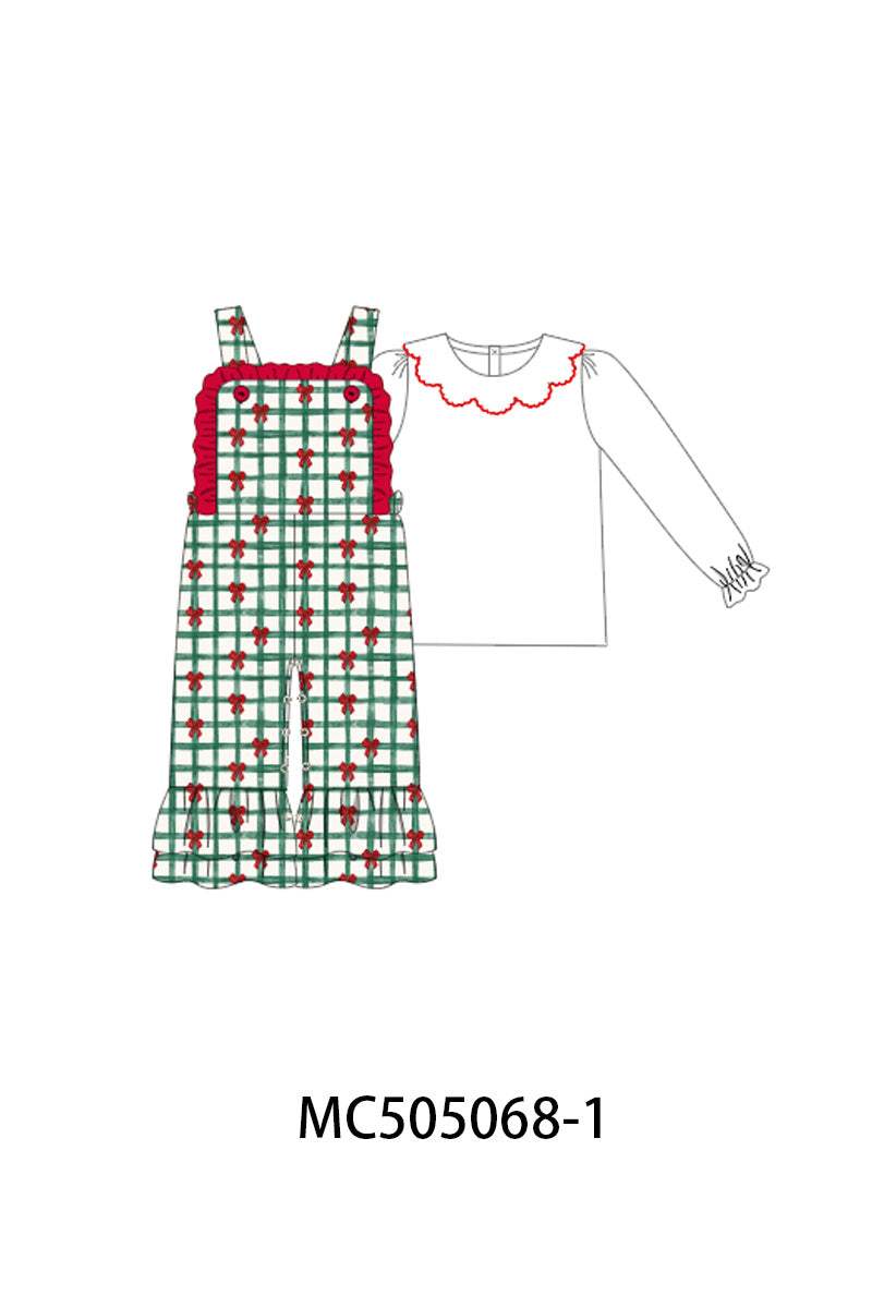 PO56 Christmas bow print plaid collection ETA SEP