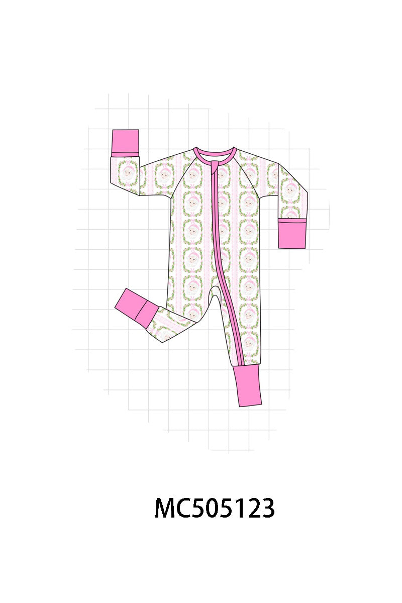 PO56 Christmas santa claus print bamboo pajamas collection ETA SEP