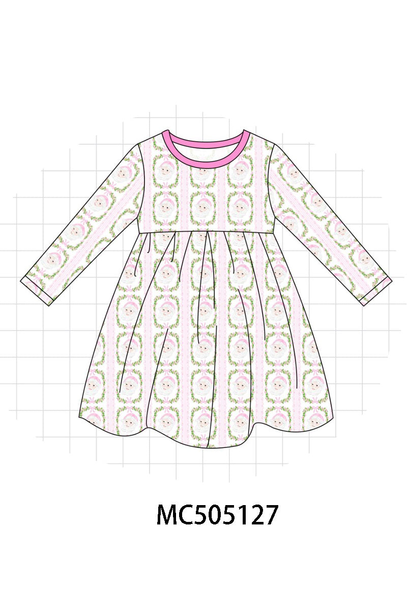 PO56 Christmas santa claus print bamboo pajamas collection ETA SEP