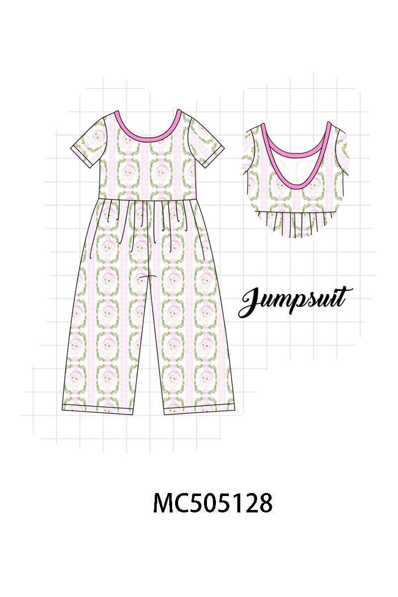 PO56 Christmas santa claus print bamboo pajamas collection ETA SEP