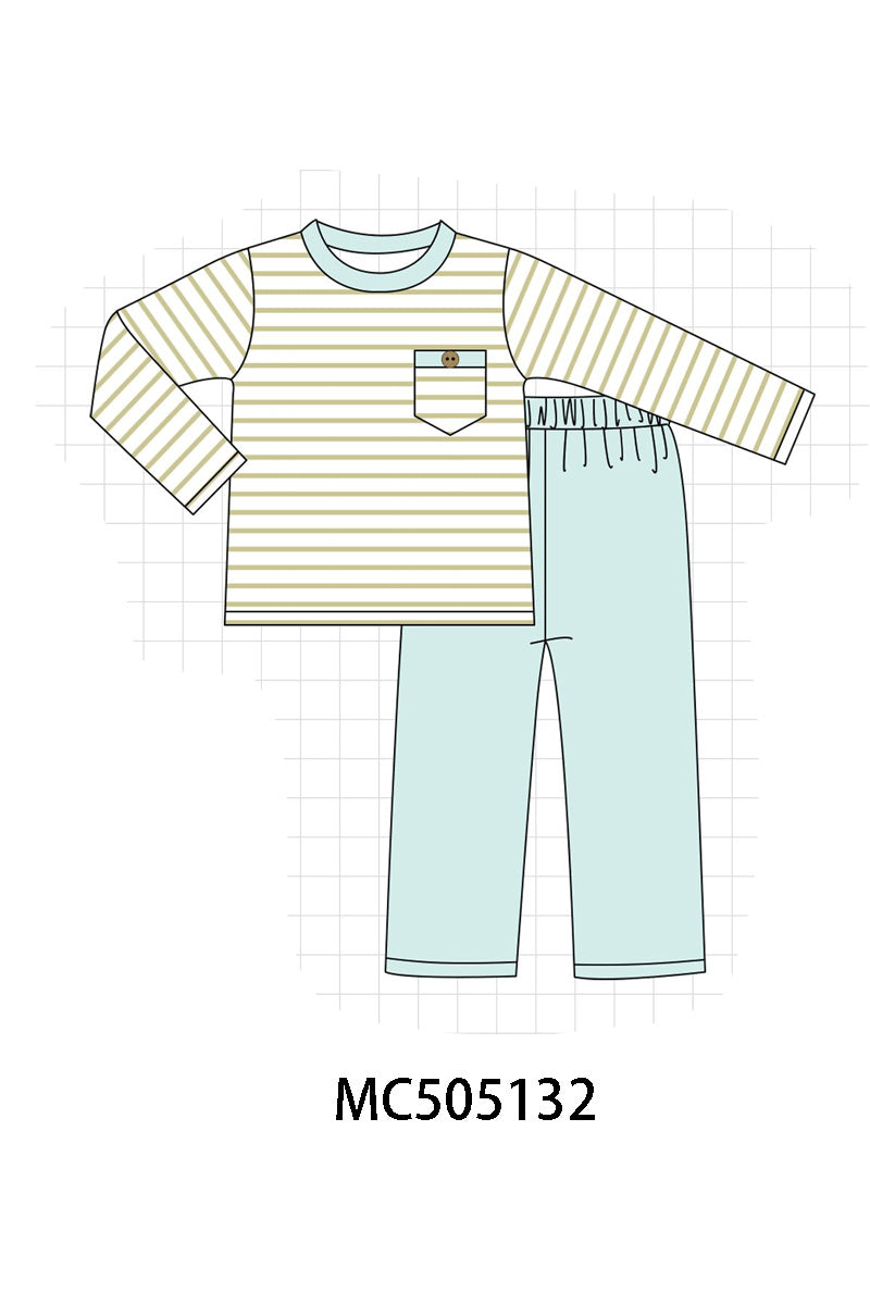 PO56 Khaki stripe boys collection ETA SEP