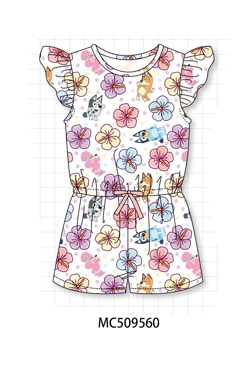 PO68 Pink floral character print bamboo collection ETA MARCH