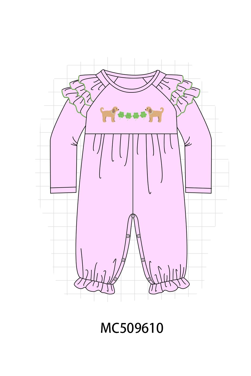 PO68 Puppy clover embroidery collection ETA MARCH