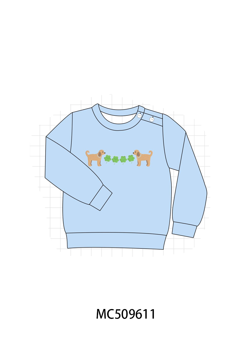 PO68 Puppy clover embroidery collection ETA MARCH