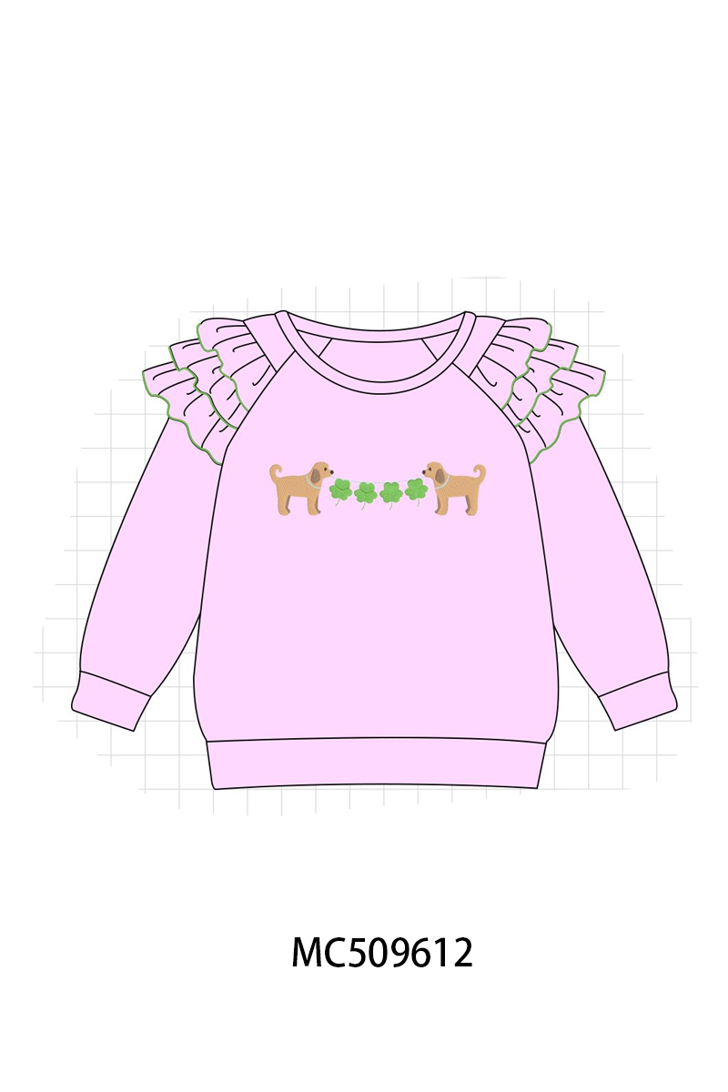 PO68 Puppy clover embroidery collection ETA MARCH