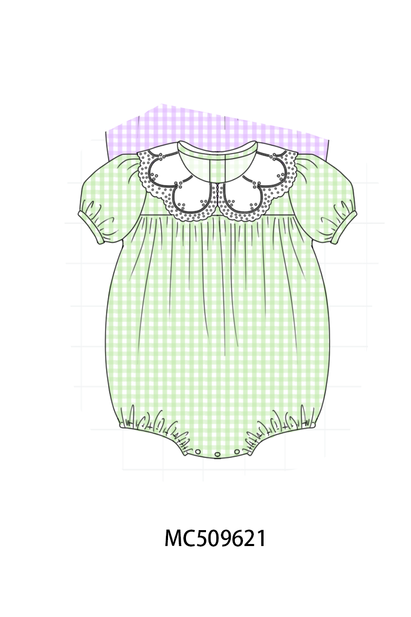 PO68 Multicolored gingham ruffle collection ETA MARCH
