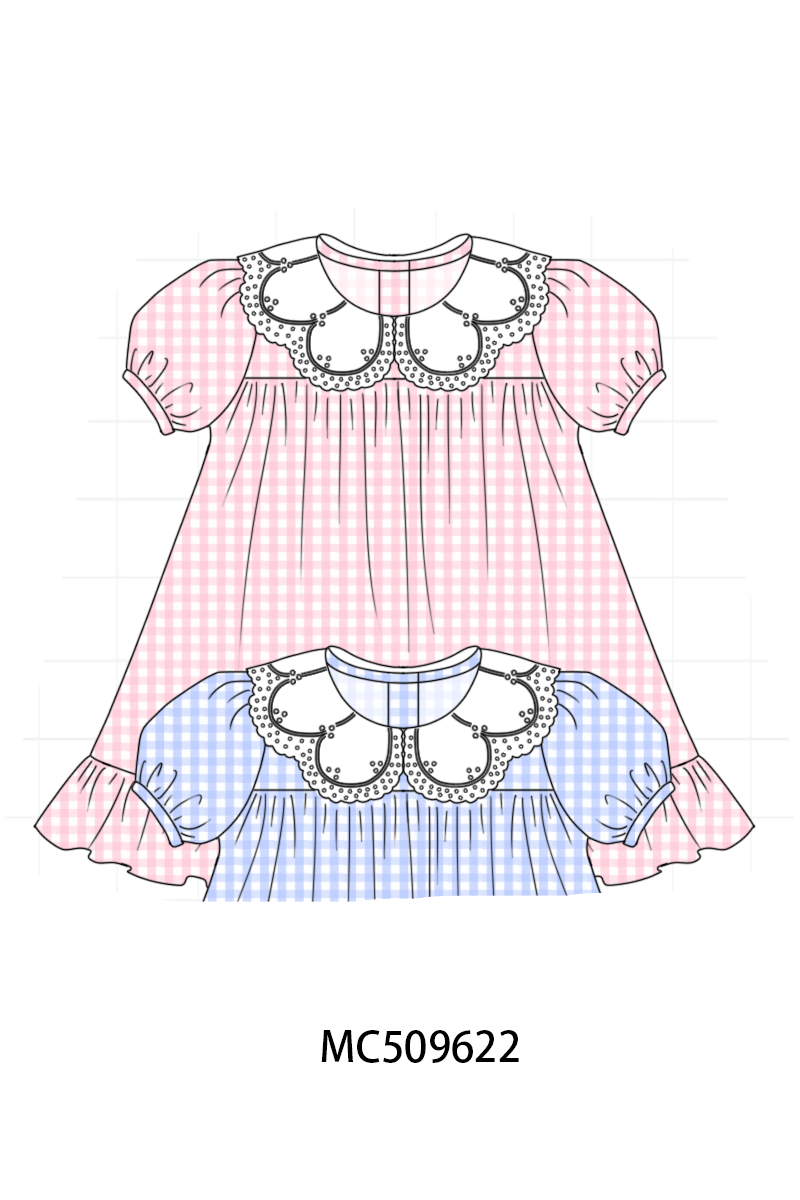 PO68 Multicolored gingham ruffle collection ETA MARCH