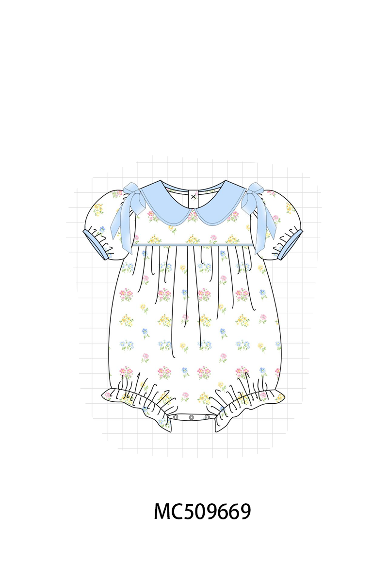 PO68 Blue floral print collection ETA MARCH