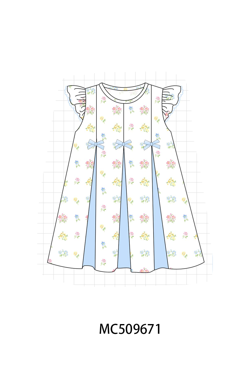 PO68 Blue floral print collection ETA MARCH