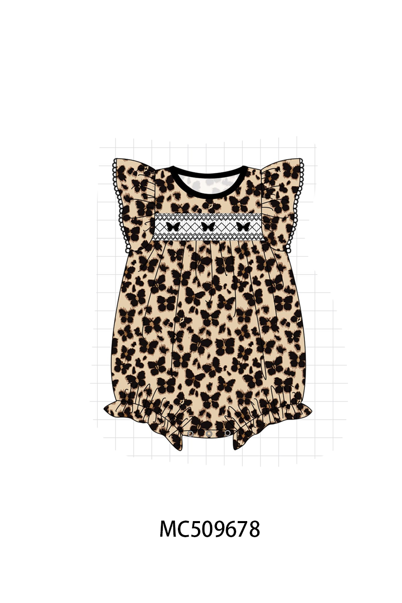 PO68 Butterfly leopard print smocked collection ETA MARCH