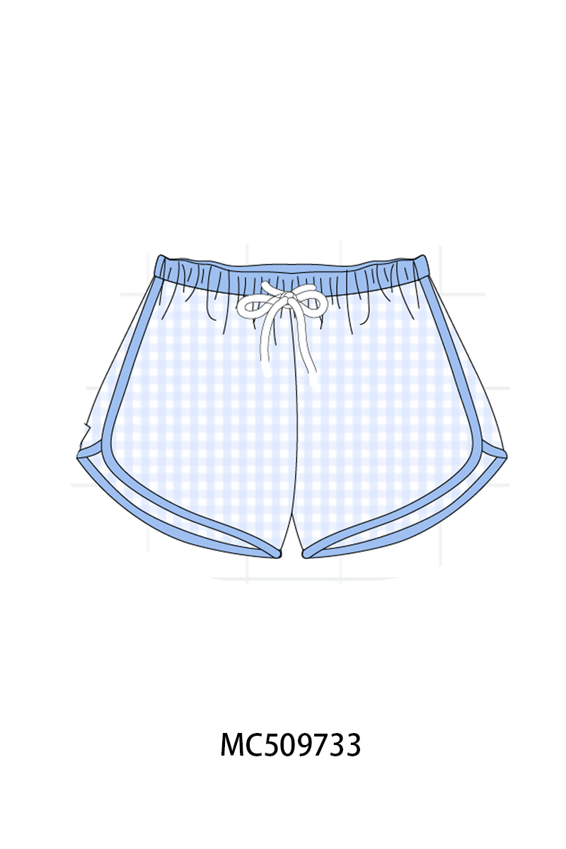 PO68 Blue bow floral print ruffle collection 2 ETA MARCH
