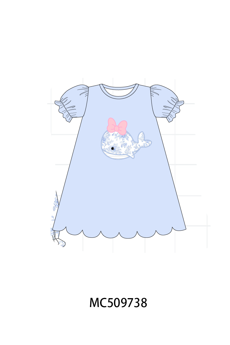 PO68 Blue whale applique collection 1 ETA MARCH