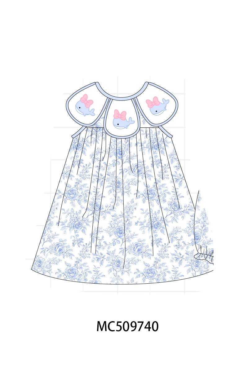 PO68 Blue whale applique collection 1 ETA MARCH