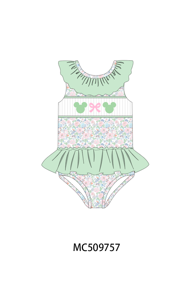 PO68 Green floral character smocked collection 2 ETA MARCH