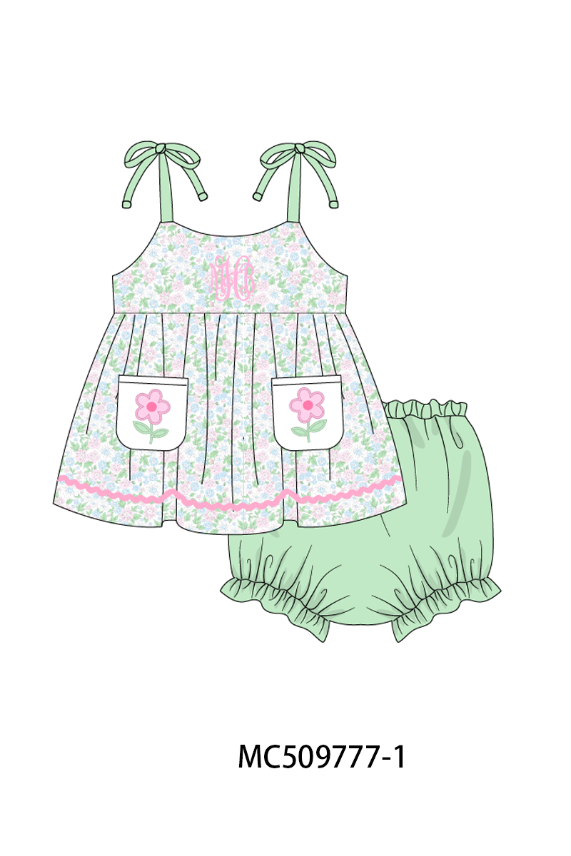 PO68 Floral monogram embroidery collection ETA MARCH