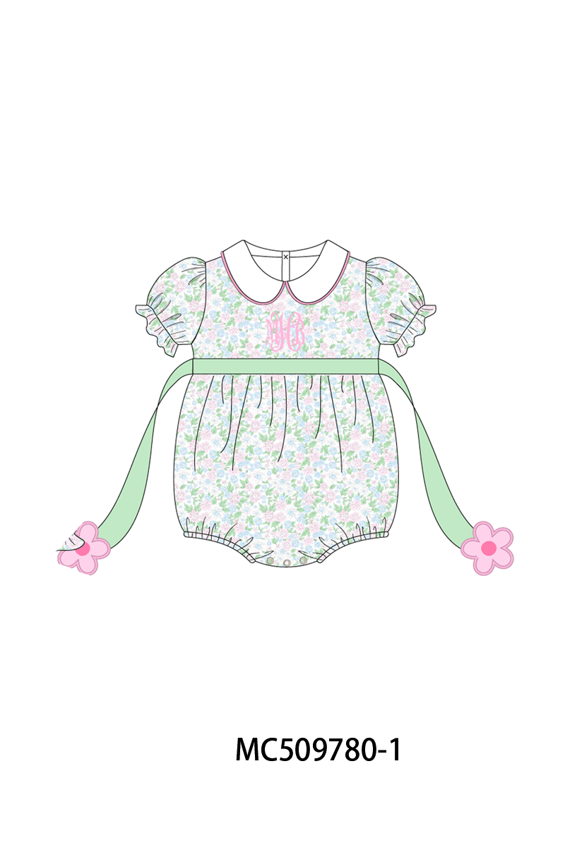 PO68 Floral monogram embroidery collection ETA MARCH