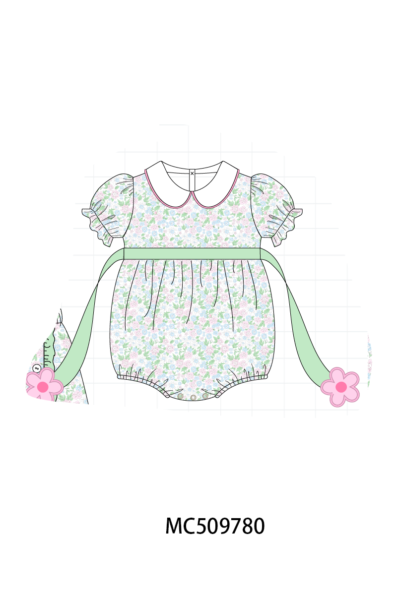 PO68 Floral excavator embroidery collection ETA MARCH