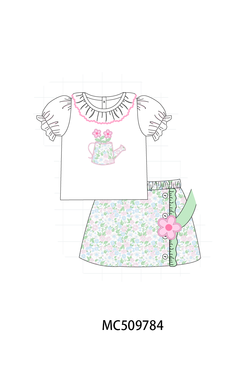 PO68 Floral excavator embroidery collection ETA MARCH