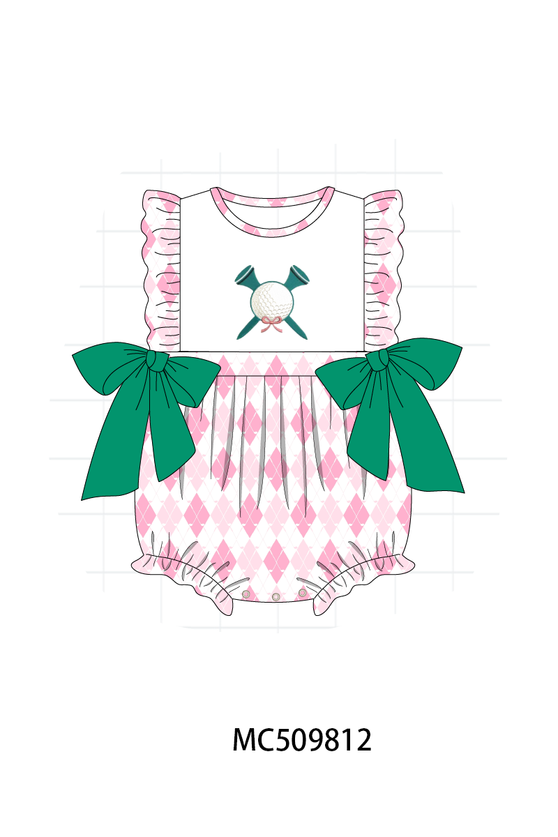 PO68 Green golf embroidery collection ETA MARCH