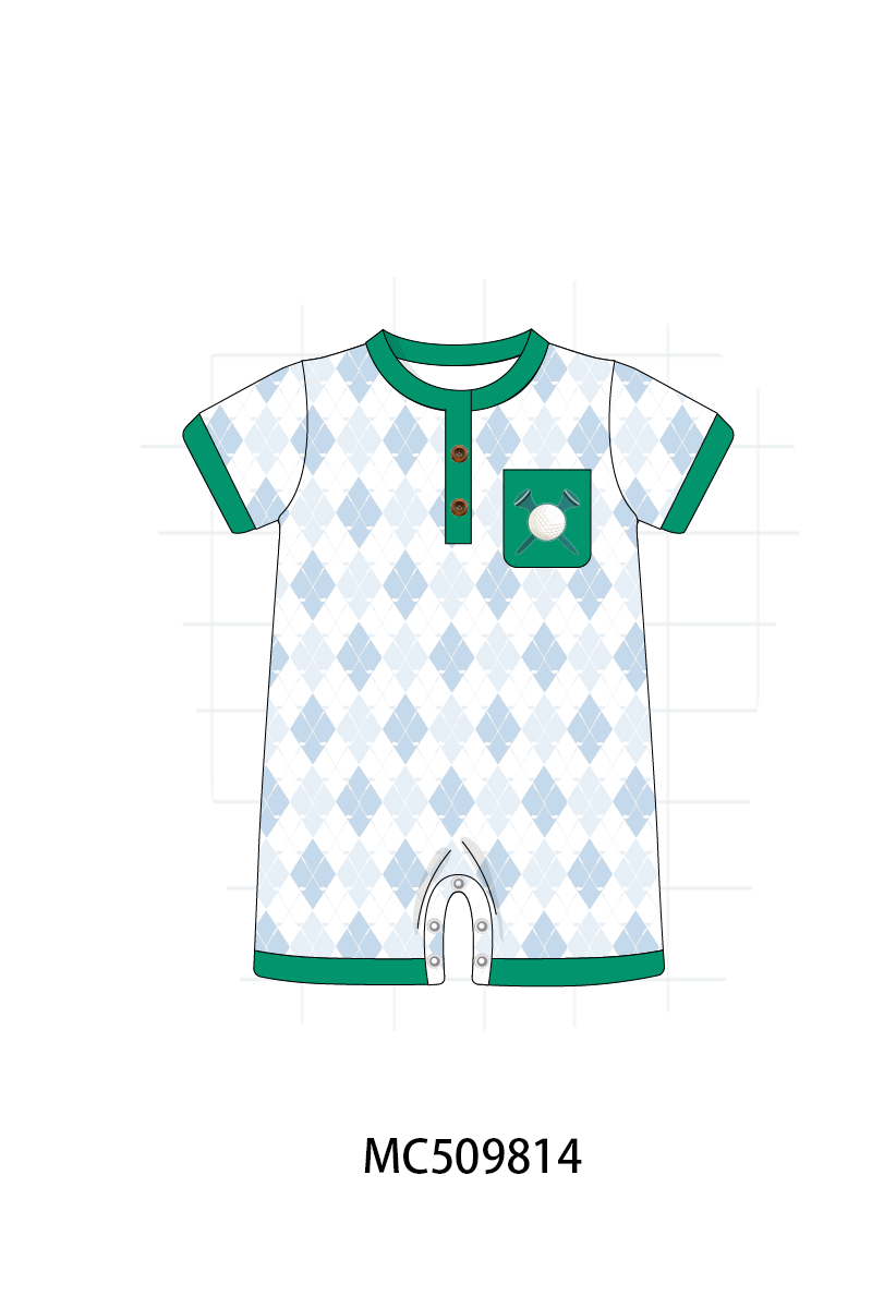 PO68 Green golf embroidery collection ETA MARCH