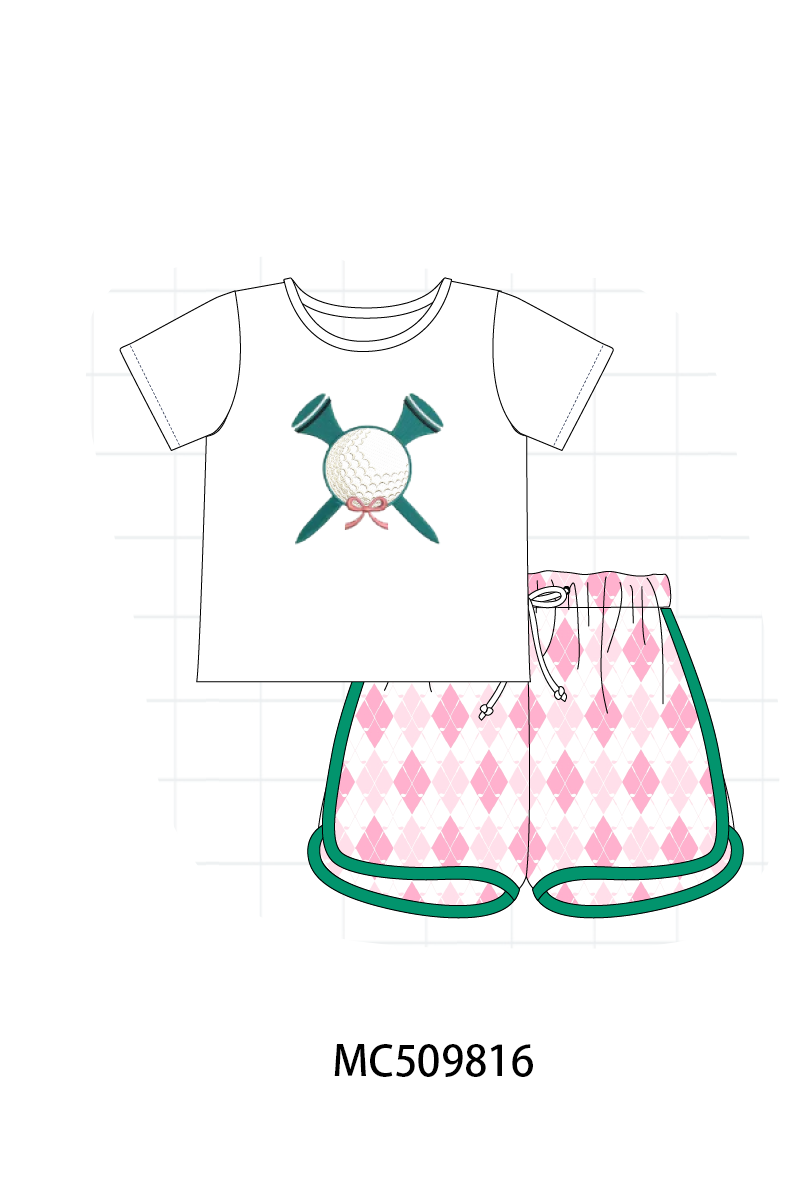 PO68 Green golf embroidery collection ETA MARCH