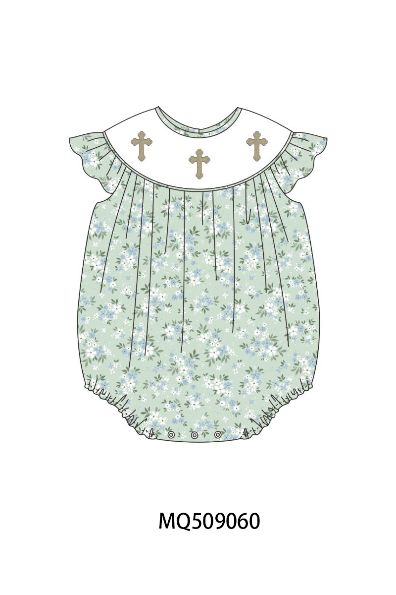 PO67 Sage easter cross embroidery collection ETA MARCH