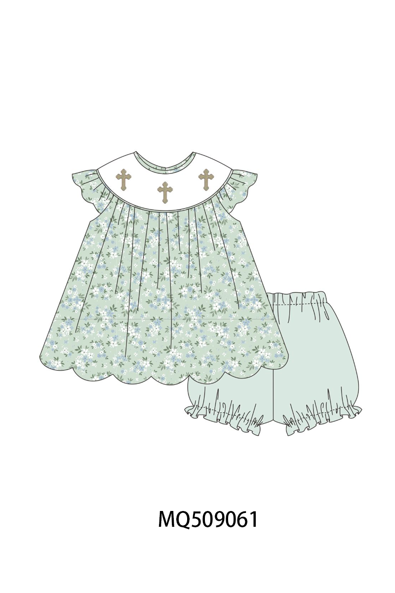 PO67 Sage easter cross embroidery collection ETA MARCH