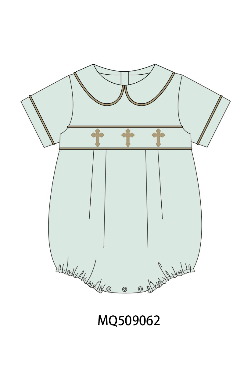 PO67 Sage easter cross embroidery collection ETA MARCH