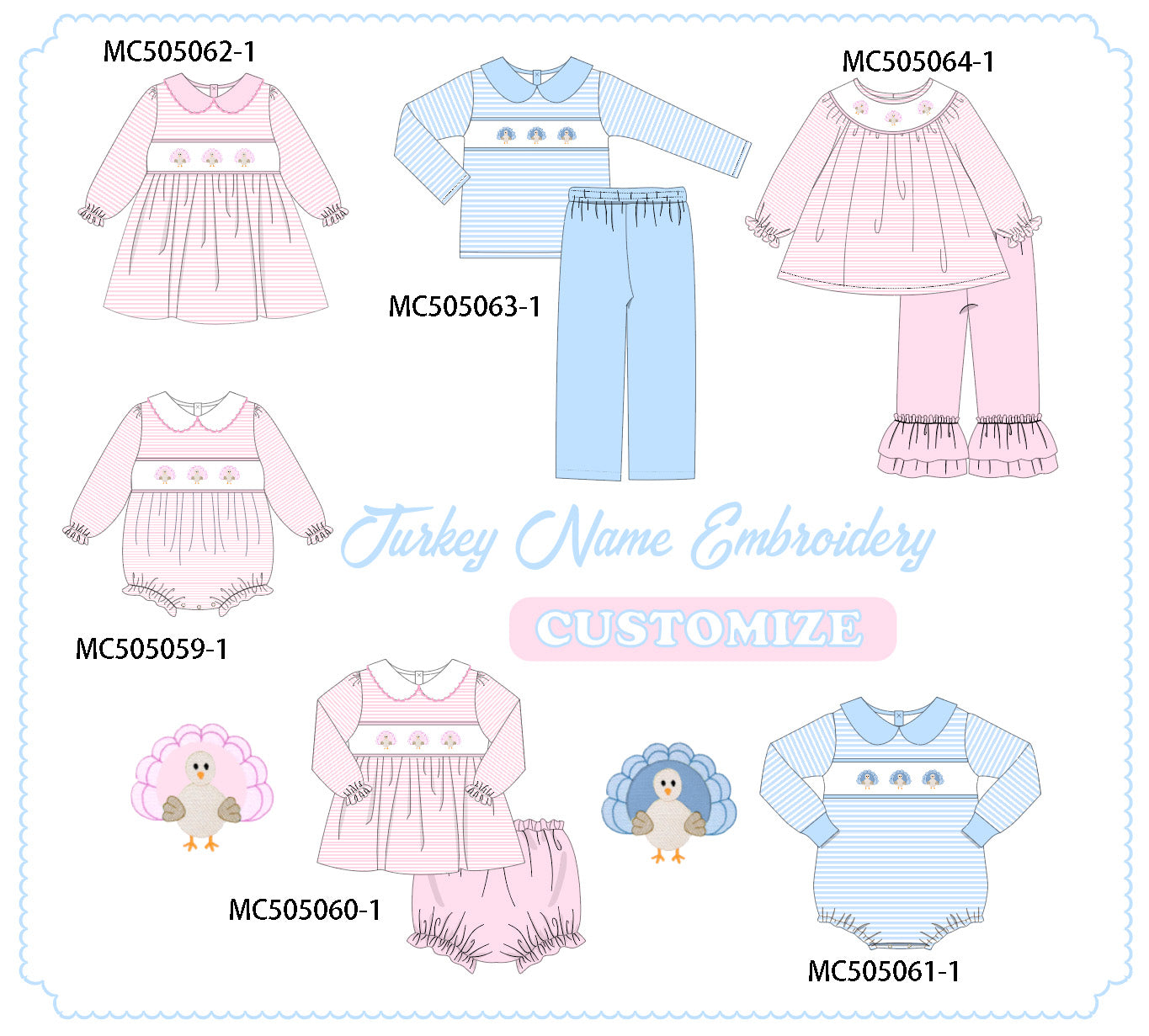 PO56 Turkey embroidery stripe collection ETA SEP