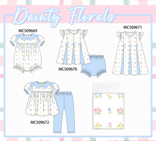 PO68 Blue floral print collection ETA MARCH