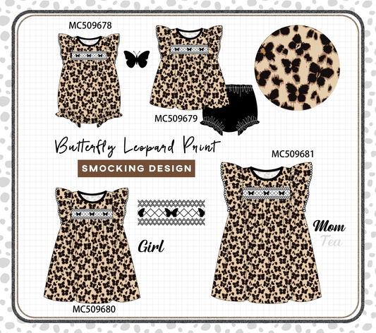 PO68 Butterfly leopard print smocked collection ETA MARCH