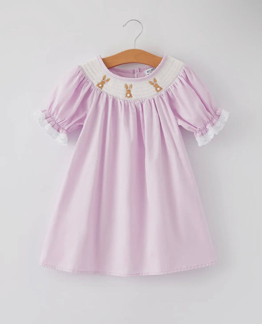 Purple Cottontail Bunny Dress