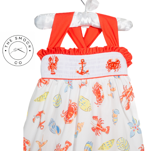 Nautical Beings Hand smocked Dress