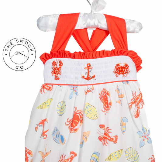 Nautical Beings Hand smocked Dress