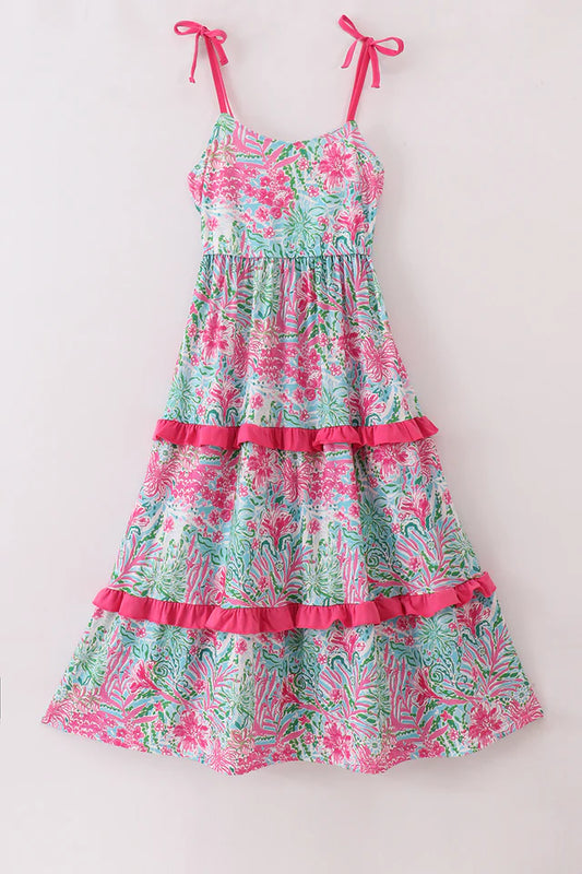 Pink Paradise Mom Dress