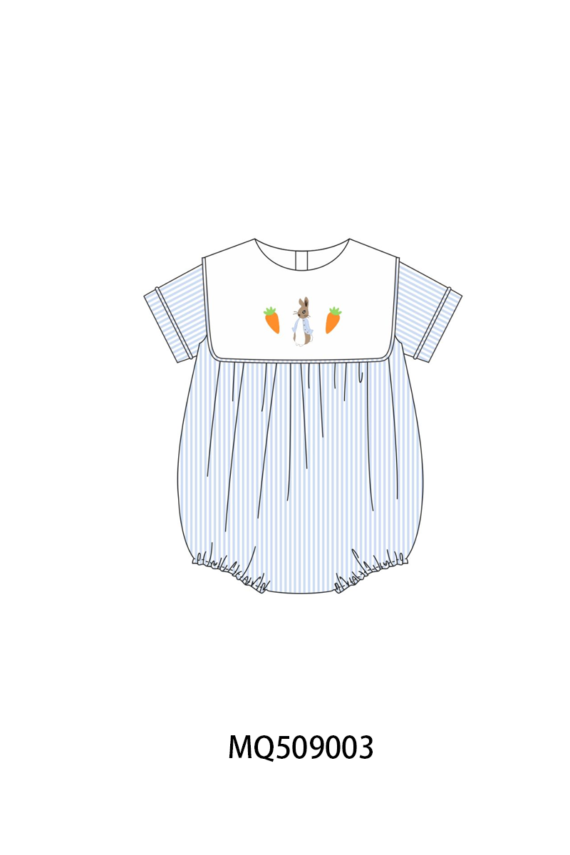 PO67 Easter bunny bow carrot embroidery stripe collection ETA MARCH