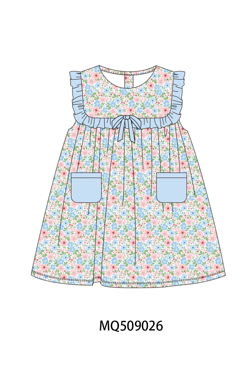 PO67 Blue floral checkered collection ETA MARCH