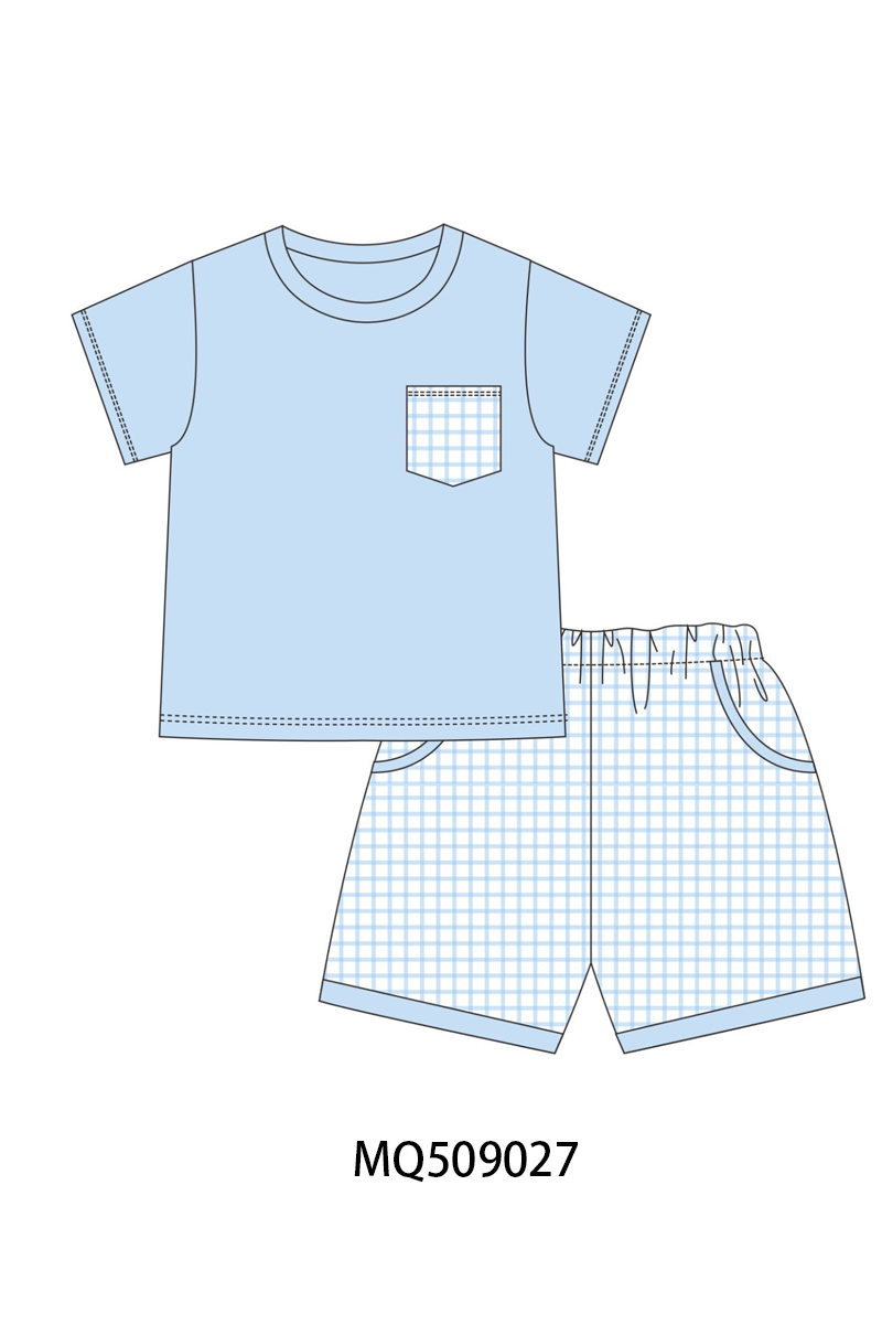 PO67 Blue floral checkered collection ETA MARCH