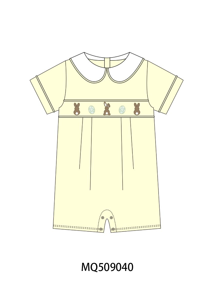 PO67 Mustard easter bunny embroidery collection ETA MARCH