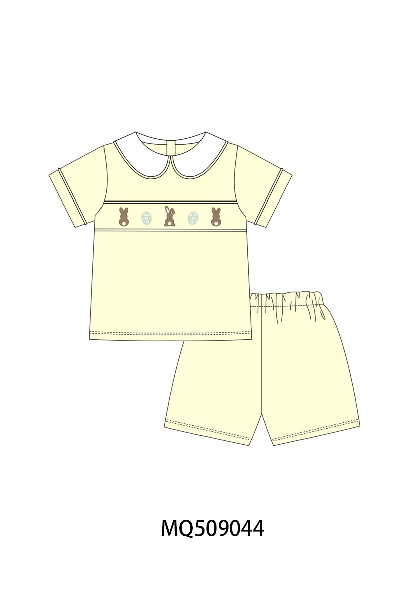 PO67 Mustard easter bunny embroidery collection ETA MARCH