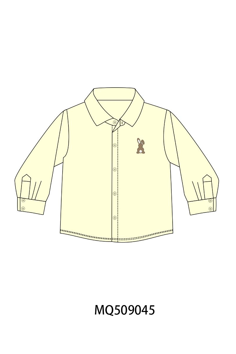 PO67 Mustard easter bunny embroidery collection ETA MARCH
