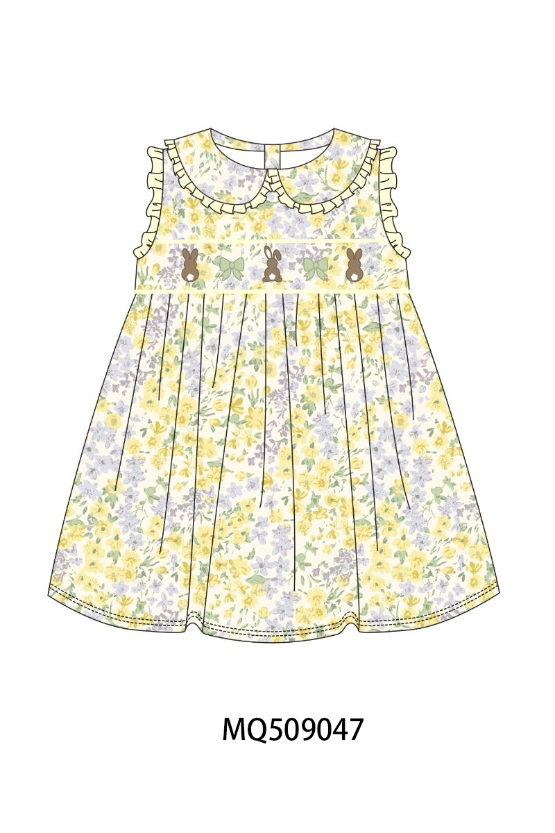 PO67 Mustard easter bunny embroidery collection ETA MARCH