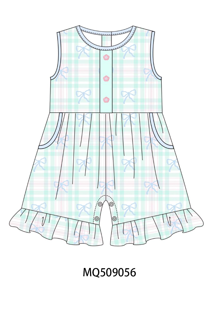 PO67 Mint bow rainbow embroidery plaid collection ETA MARCH