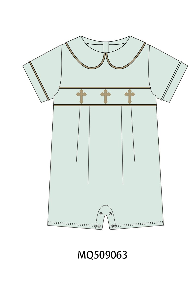 PO67 Sage easter cross embroidery collection ETA MARCH