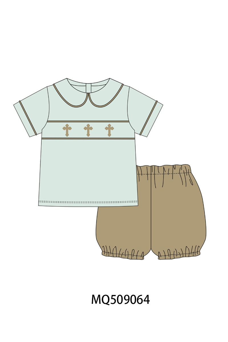 PO67 Sage easter cross embroidery collection ETA MARCH