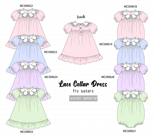 PO68 Multicolored gingham ruffle collection ETA MARCH